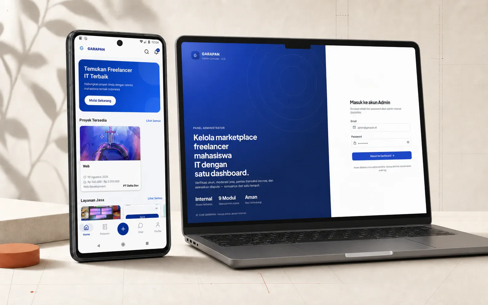 Garapan interface preview
