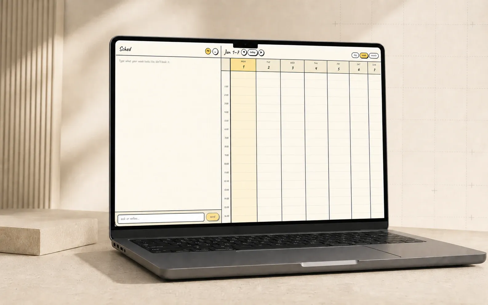 Sched interface preview